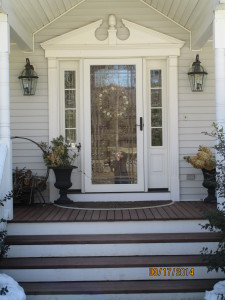 door, windows, trim, siding,