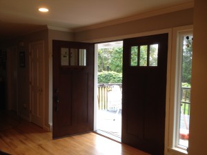 door, windows, siding, trim